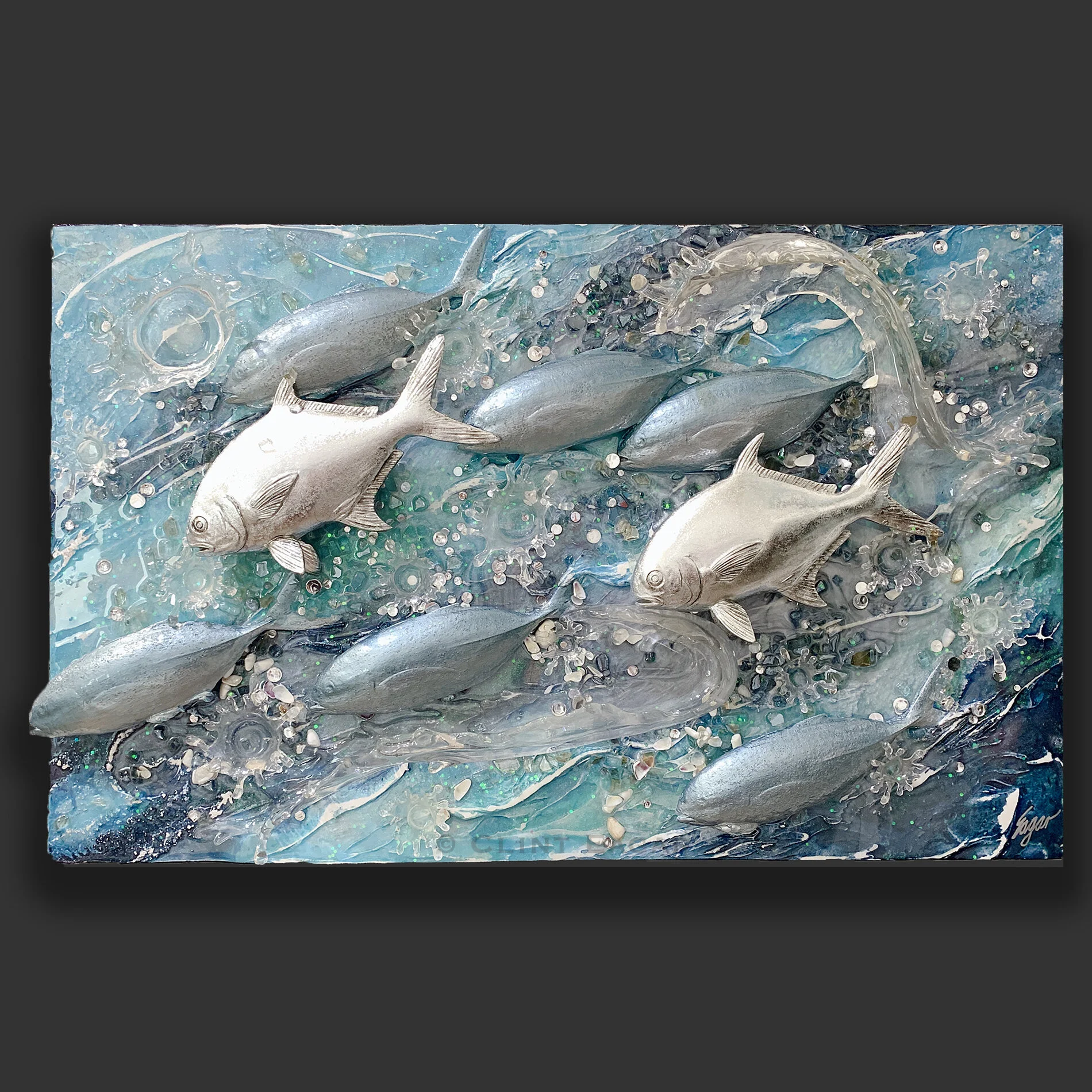 Reef Fish Sculpture Wall Art | Clint Eagar Design